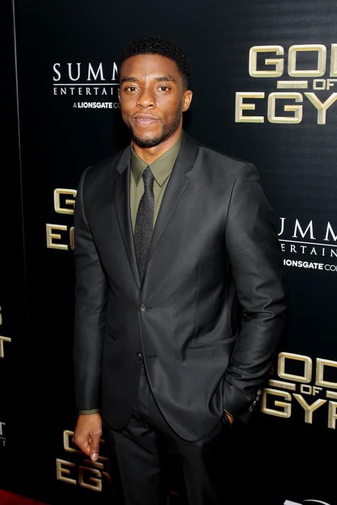 - New York, NY - 2/24/16 - Summit Entertainment - A Lionsgate Company Presents the New York Premiere of "Gods of Egypt" -PICTURED: Chadwick Boseman -PHOTO by: Marion Curtis/StarPix