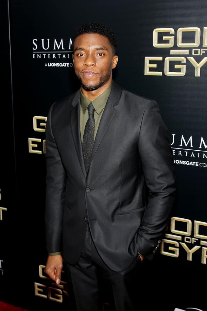 - New York, NY - 2/24/16 - Summit Entertainment - A Lionsgate Company Presents the New York Premiere of "Gods of Egypt" -PICTURED: Chadwick Boseman -PHOTO by: Marion Curtis/StarPix 