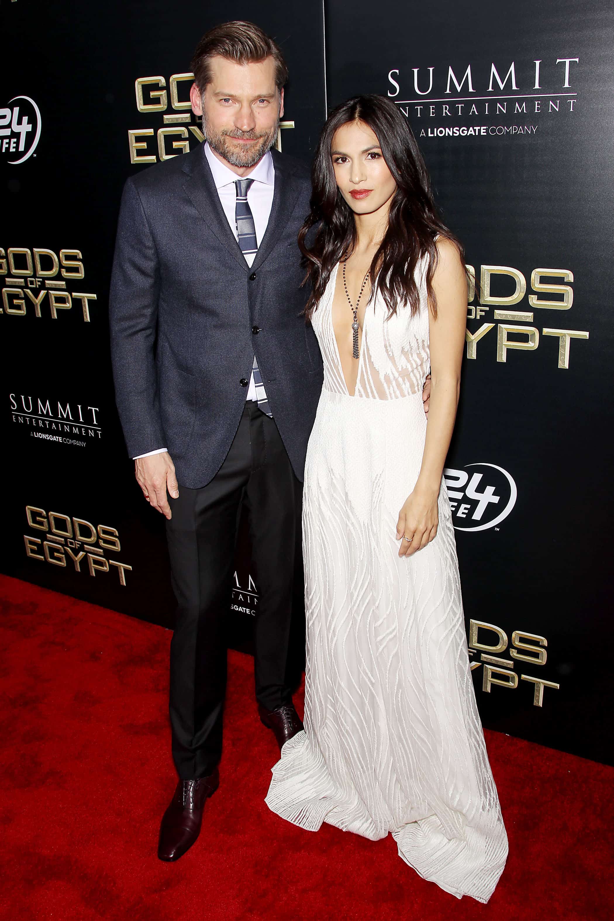 - New York, NY - 2/24/16 - Summit Entertainment - A Lionsgate Company Presents the New York Premiere of "Gods of Egypt" -PICTURED: Nikolaj Coster-Waldau, Elodie Yung -PHOTO by: Marion Curtis/StarPix -FILENAME: MC_16_01084045.JPG -LOCATION: AMC Lowes Lincoln Square 13 Startraks Photo New York,  NY For licensing please call 212-414-9464  or email sales@startraksphoto.com Image may not be published in any way that is or might be deemed defamatory, libelous, pornographic, or obscene. Please consult our sales department for any clarification or question you may have. Startraks Photo reserves the right to pursue unauthorized users of this image. If you violate our intellectual property you may be liable for actual damages, loss of income, and profits you derive from the use of this image, and where appropriate, the cost of collection and/or statutory damages.