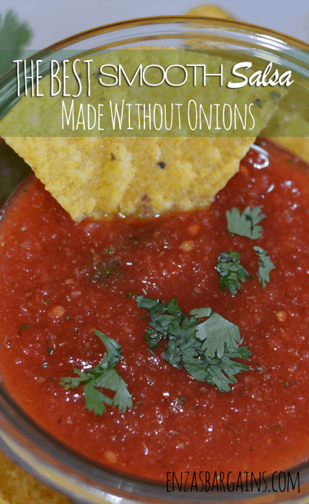 Smooth Salsa Without Onions Recipe