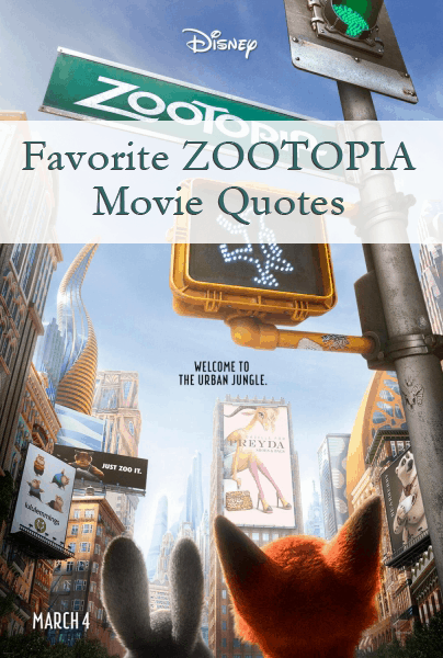 Zootopia Movie Quotes