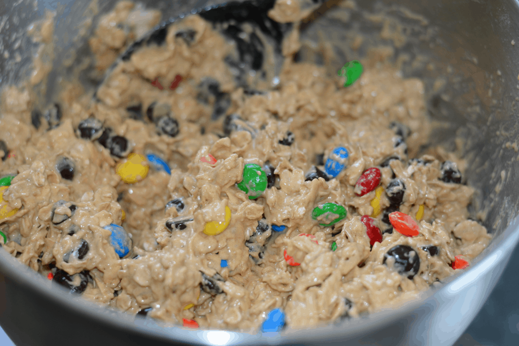 A+ Cookies Recipe - Peanut Butter, Oats, M&Ms, and Chocolate Chip Flourless Cookies!