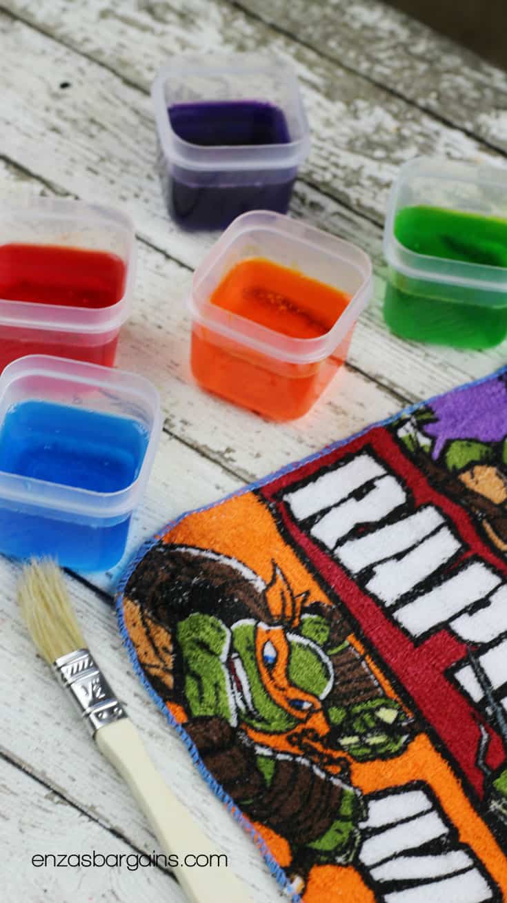 Homemade Bath Paint for Kids! TMNT craft!