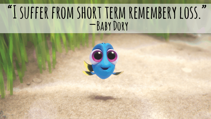 Baby Dory Quote from Finding Dory