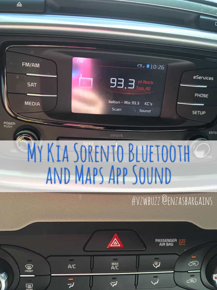 My Kia Sorento Bluetooth and Maps App Sound & Verizon