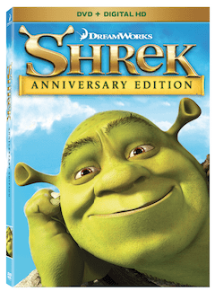 Shrek 15th Anniversary Edition and Shrek 4-Movie Collection on Blu-ray and DVD!