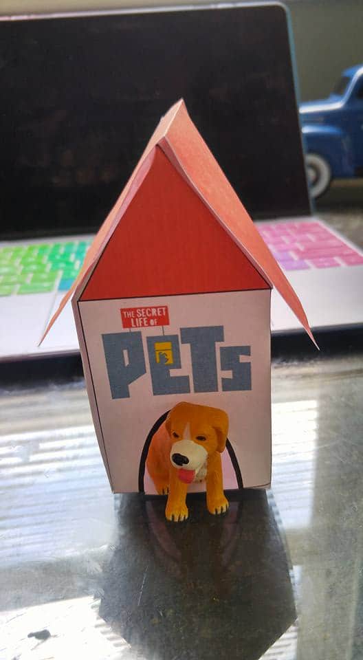 Secret Life of Pets Craft – Dog House Free Printable