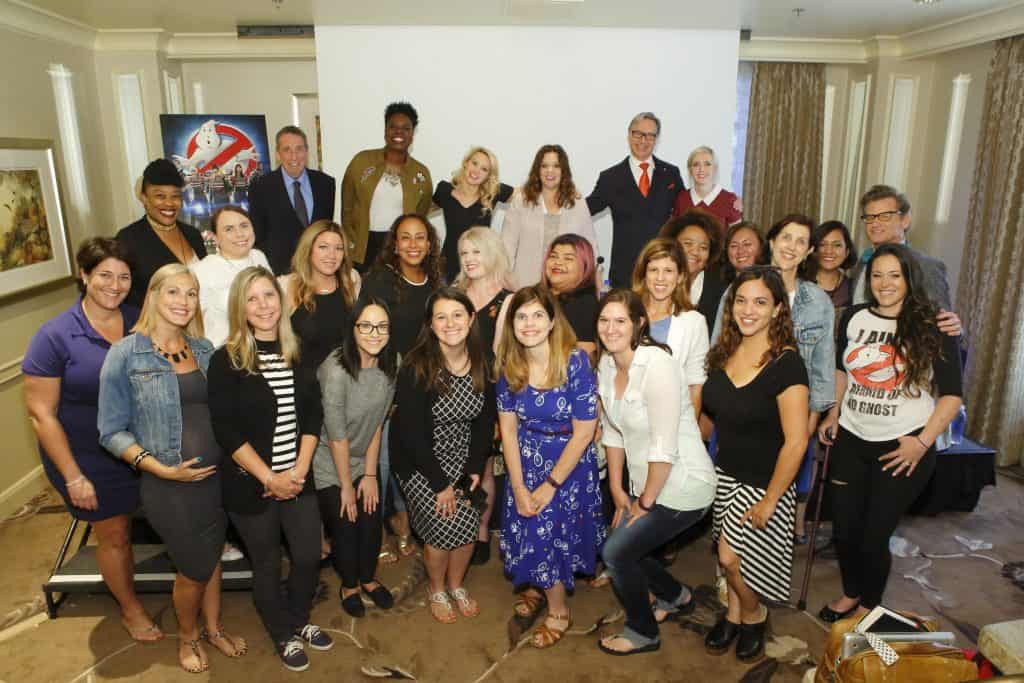 Los Angeles, Ca-- July 8,2016: Bloggers attend a Press Conference at the Press Junket for Columbia Pictures' GHOSTBUSTERS at the Four Seasons Hotel.