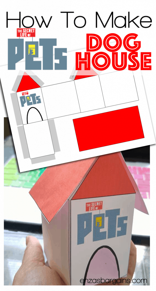 Secret Life of Pets Craft – Dog House Free Printable