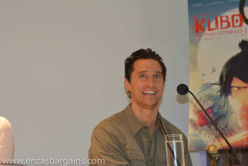 Kubo Interview with Matthew McConaughey, Charlize Theron, and Art Parkison