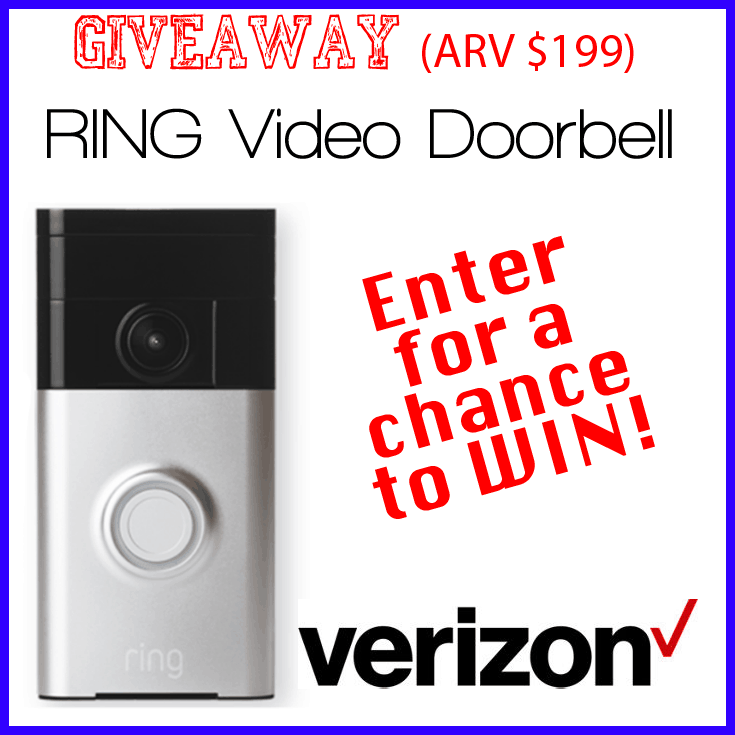 Verizon Ring Video Doorbell Giveaway #Ring #VZWBuzz