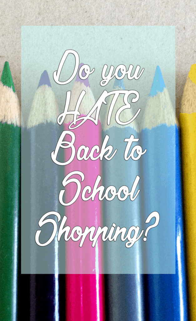 Do you hate back to school shopping? Follow these tips to help with anxiety and save some money!