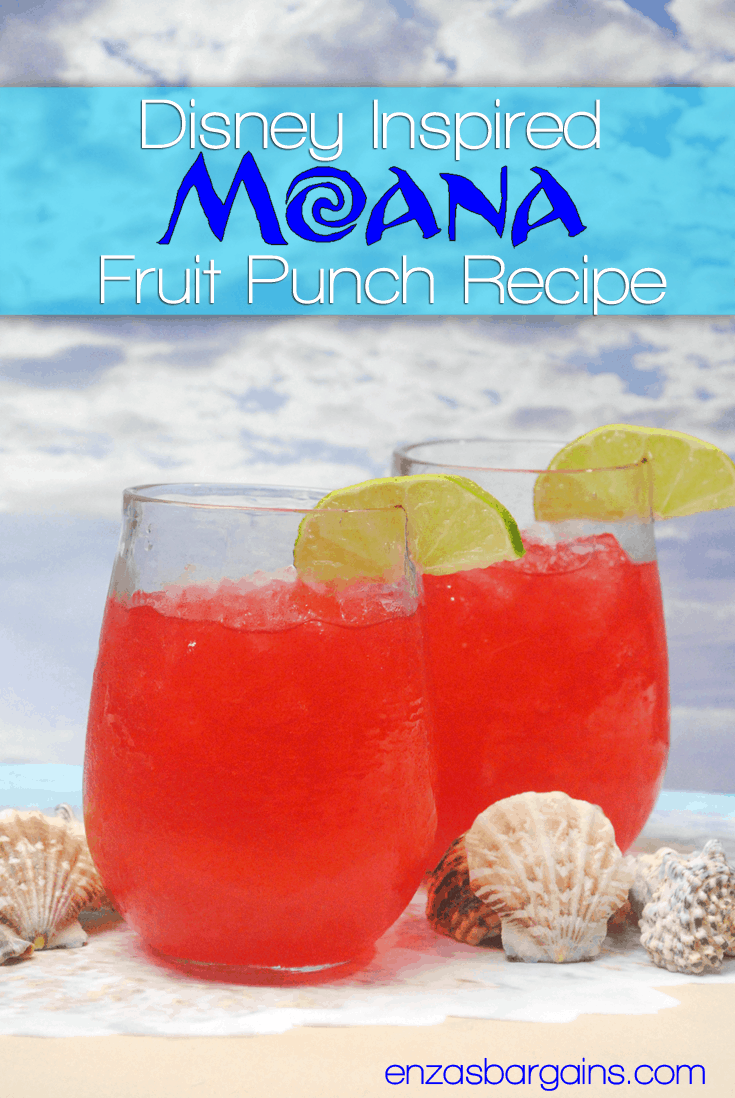 Disney Moana Recipe - Fruit Punch