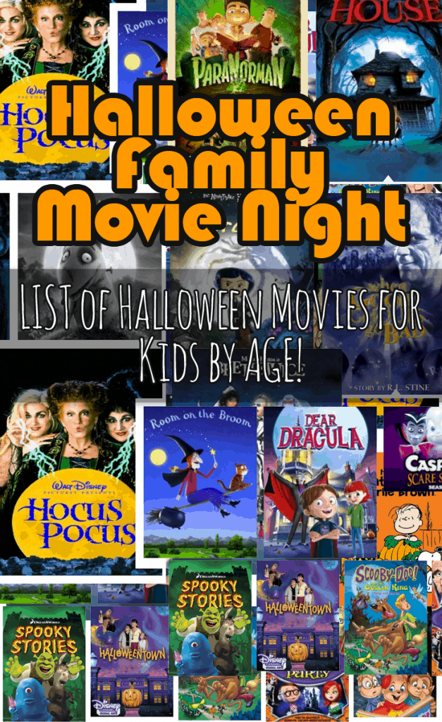 Halloween Movies For Kids by Age- List of 21!