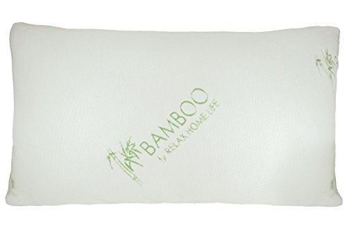 Bamboo Pillow with Shredded Down Alternative and Stay Cool