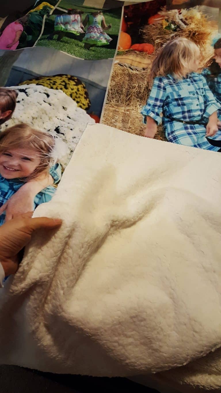 Collage.com Sherpa Photo Blanket- #EBHolidayGiftGuide