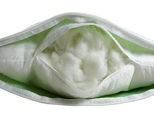 Bamboo Pillow with Shredded Down Alternative and Stay Cool