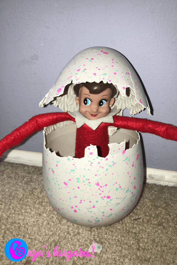 Easy and Quick Elf on the Shelf Ideas! Elf on the Shelf Hatchimal!