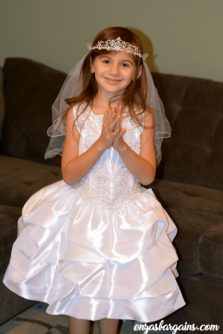 Noori First Communion Dresses Review - Our First Dress Rehearsal