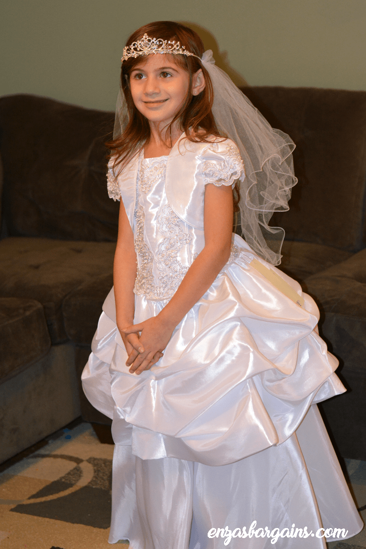 Noori First Communion Dresses Review - Our First Dress Rehearsal