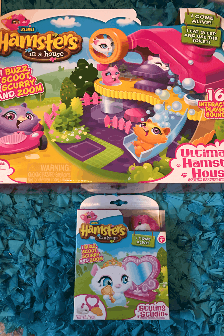 Hamsters in a House Accessories and Toy - #EBHolidayGiftGuide