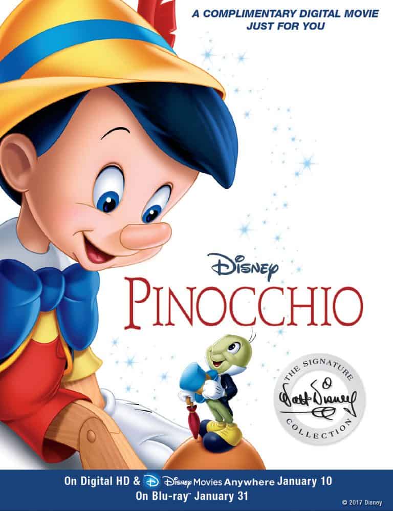 Pinocchio DVD/Blu-ray Release Date – January 31st + Giveaway (10 Winners)