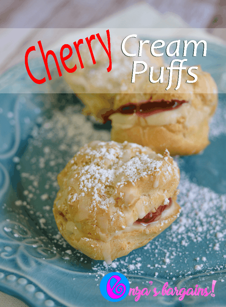 Cherry Filled Cream Puffs Recipe