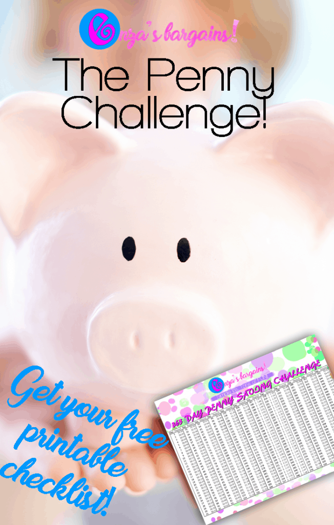 Penny Savings Challenge Checklist - FREE Printable