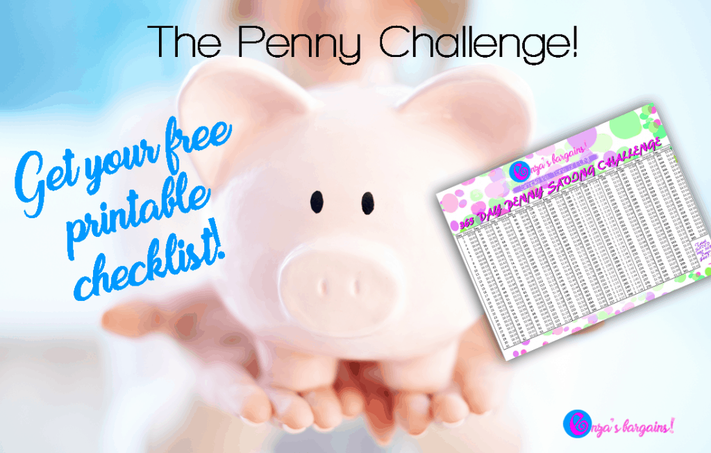 Penny Savings Challenge Checklist - FREE Printable