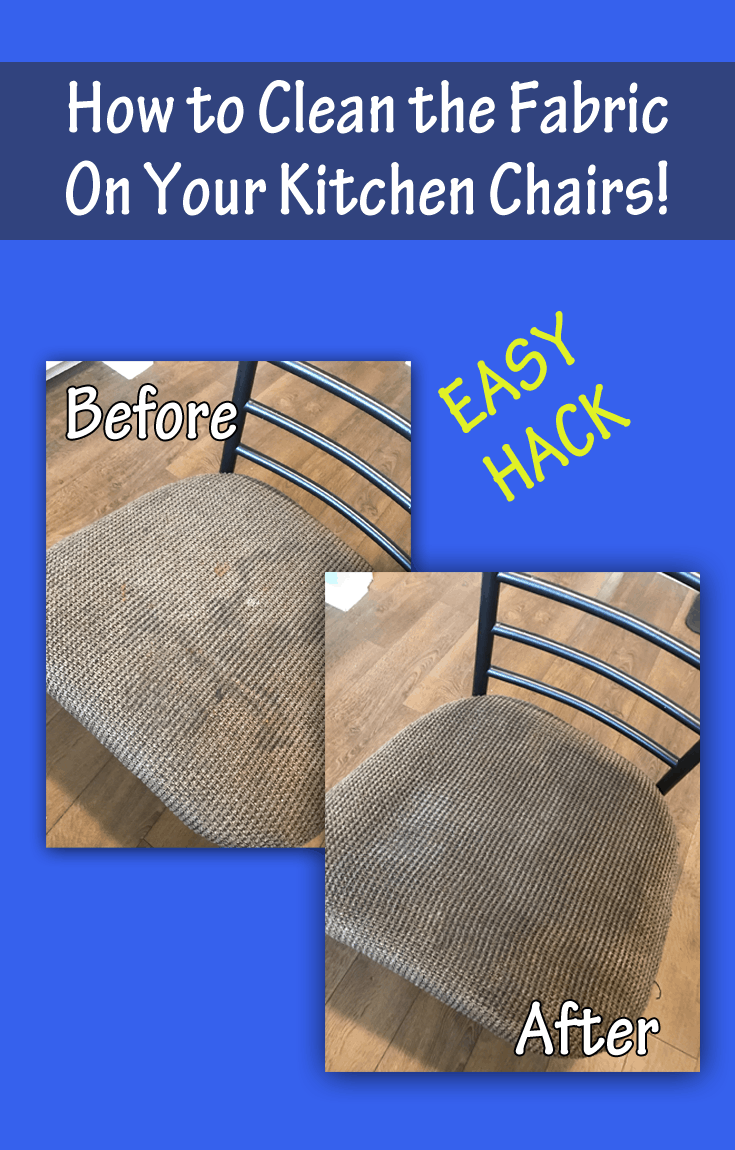 How To Clean Fabric On Kitchen Chairs With Johnson S Baby Hack