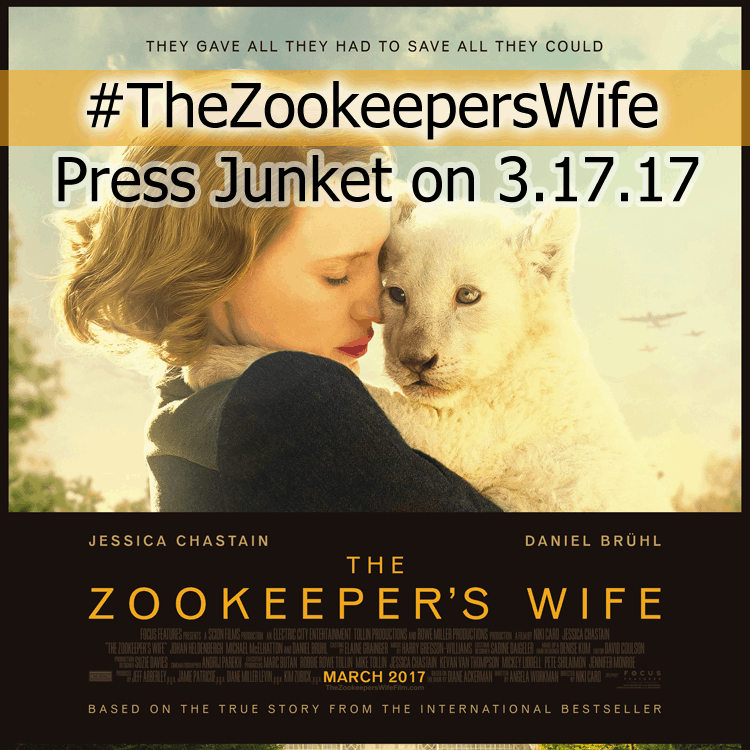 The Zookeeper's Wife Press Junket in New York #TheZookeepersWife.