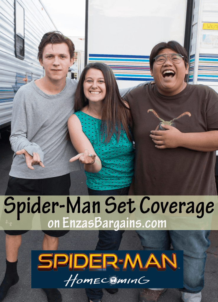 Spider-Man Homecoming Set Visit SNEAK PREVIEW (I MET SPIDEY!)