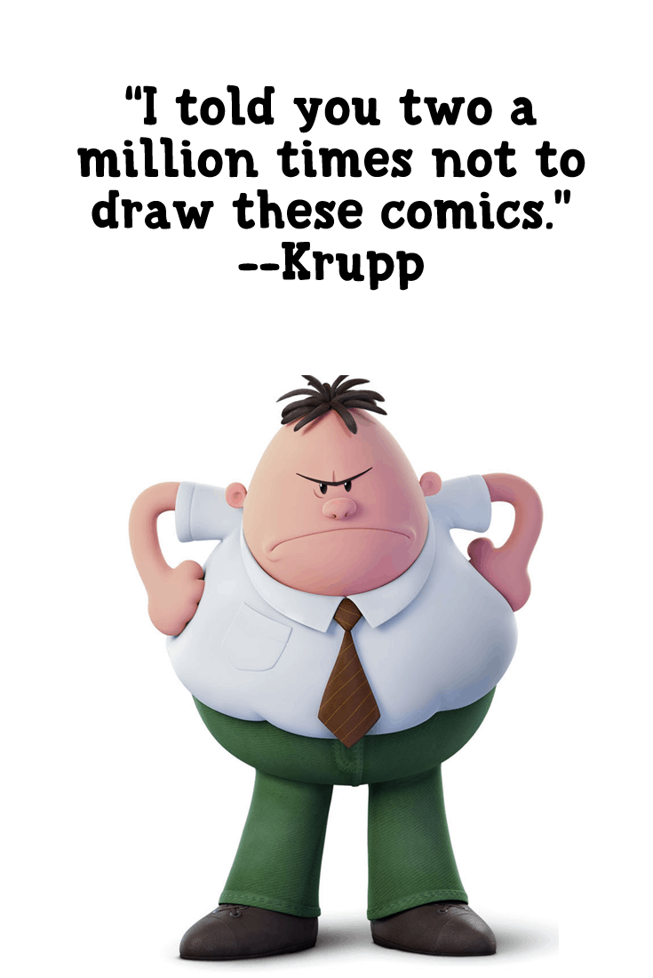 Captain Underpants The First Epic Movie Quotes Enza s Bargains