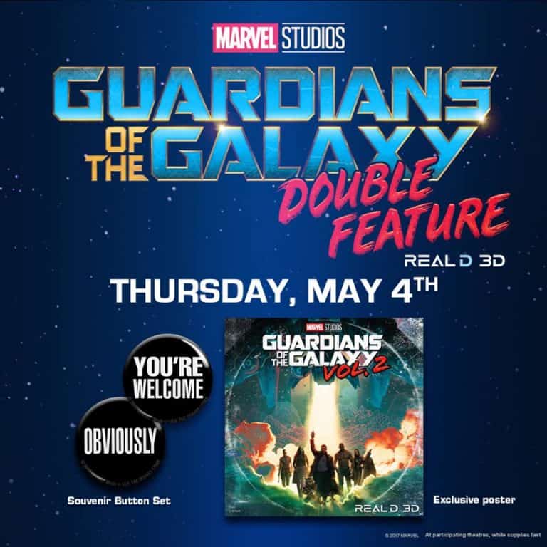 Guardians of the Galaxy Kansas City DOUBLE Feature Flash Giveaway