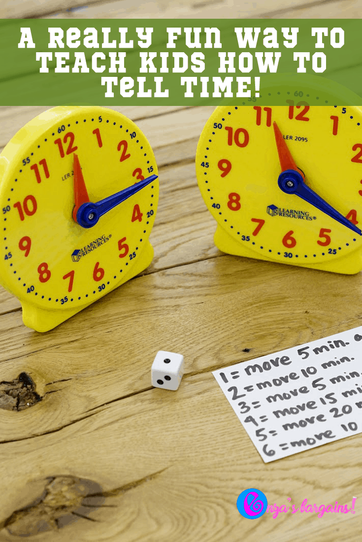 Rush Hour Game - How to TEACH Kids How to Tell Time!