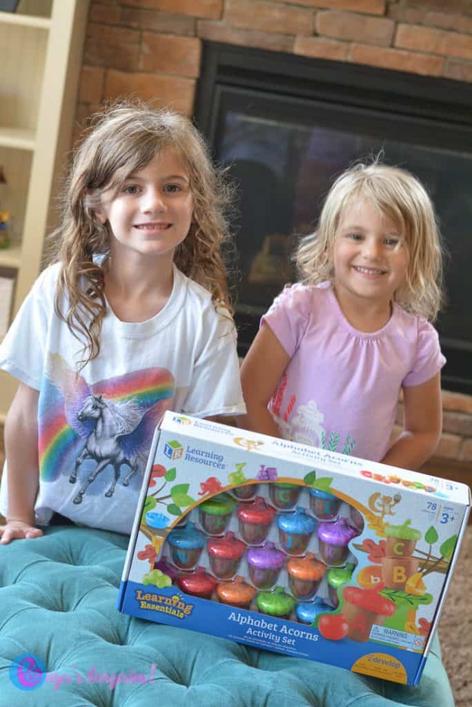 Alphabet Acorns Activity Set Review