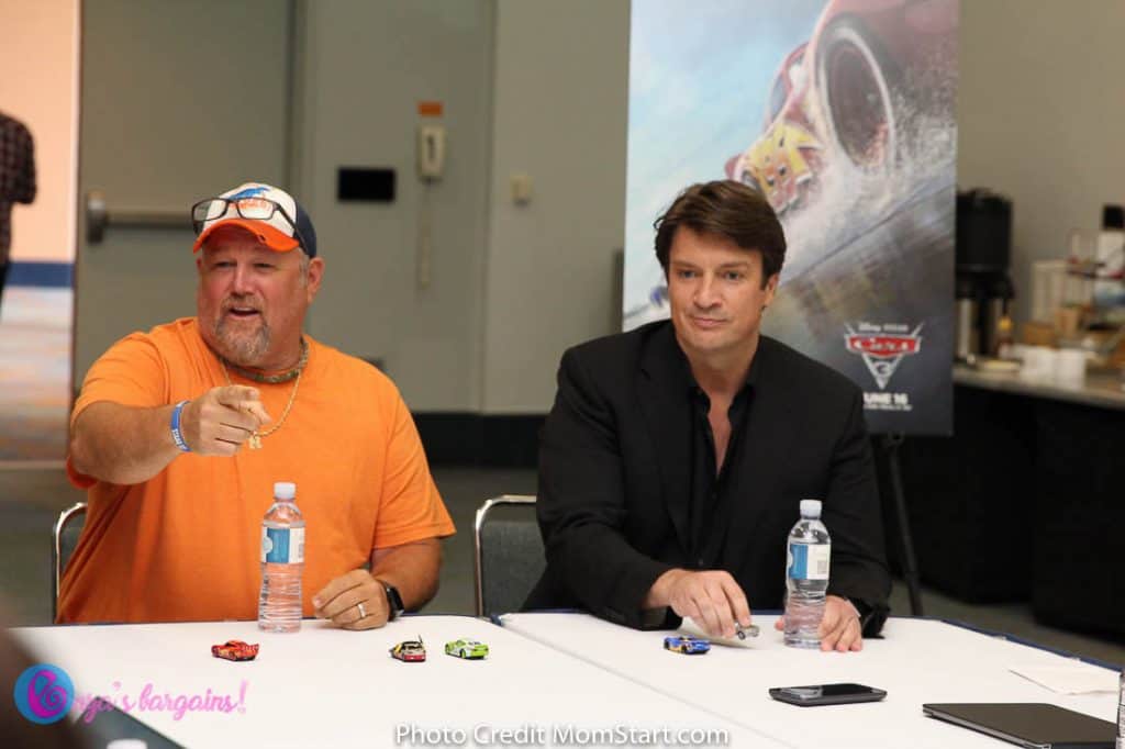 Cars 3 Interview With Nathan Fillion, Larry the Cable Guy, Lea DeLaria, & Isiah Whitlock Jr.