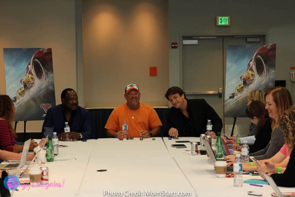 Cars 3 Interview With Nathan Fillion, Larry the Cable Guy, Lea DeLaria, & Isiah Whitlock Jr.