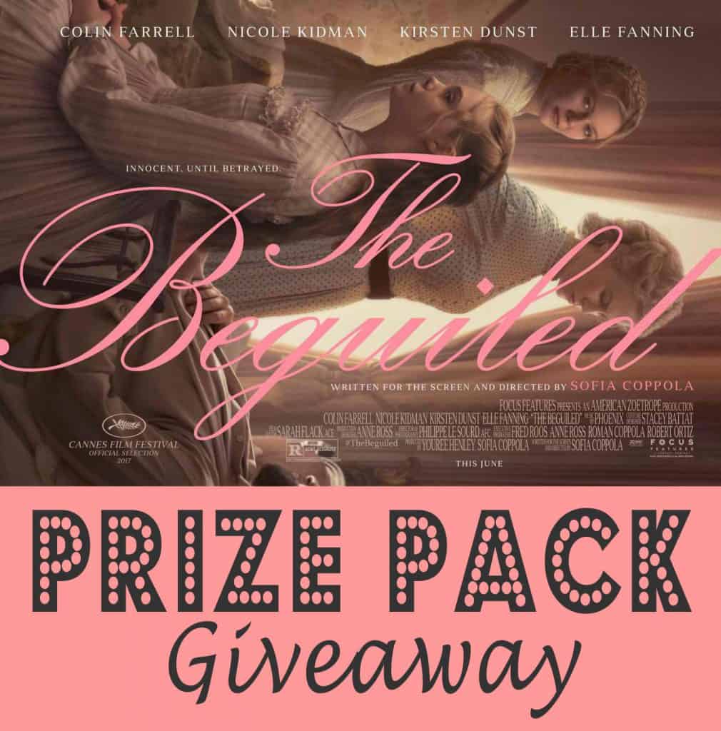 The Beguiled Review and Prize Pack Giveaway (5 winners)!