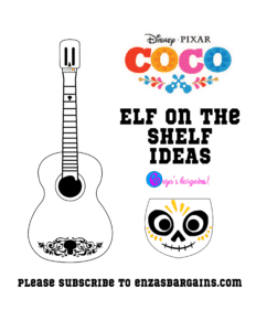 Elf on the Shelf COCO or Day of the Dead - FREE Printable