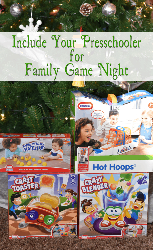 Family Game Night for Preschoolers - #EBHolidayGiftGuide