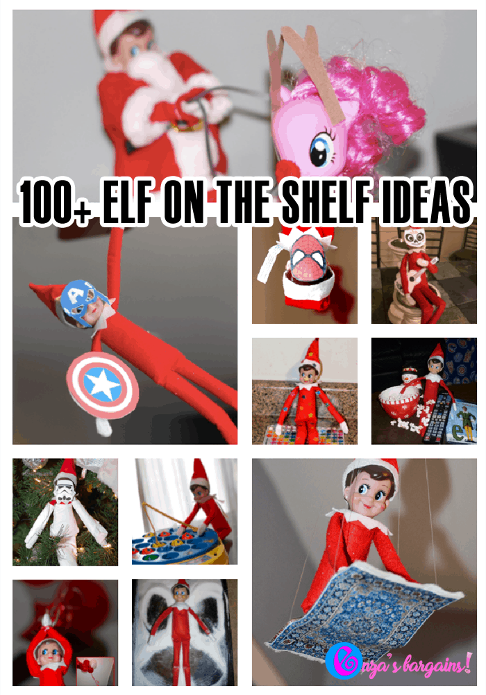 Elf on the Shelf Ideas - OVER 100 IDEAS!