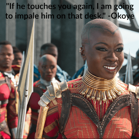 Marvel's Black Panther Quotes Okoye