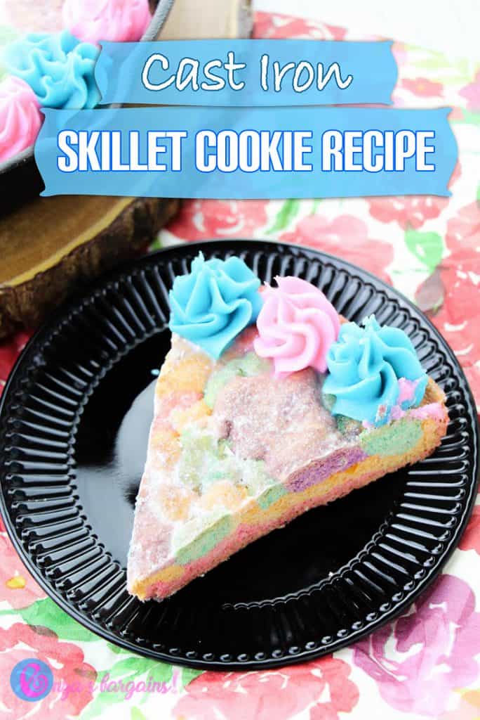 Skillet Cookie Recipe made with a Cast Iron Skillet