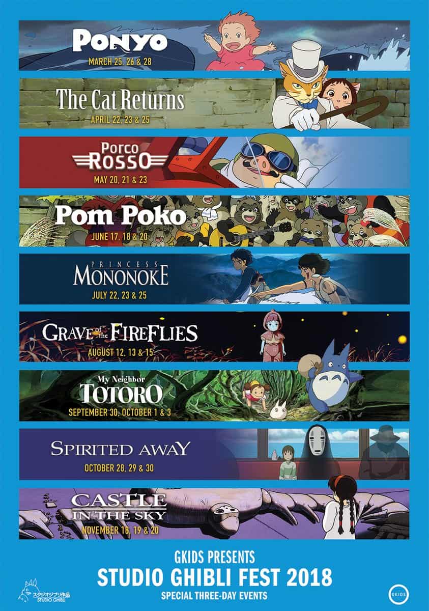 The Studio Ghibli Fest 2018