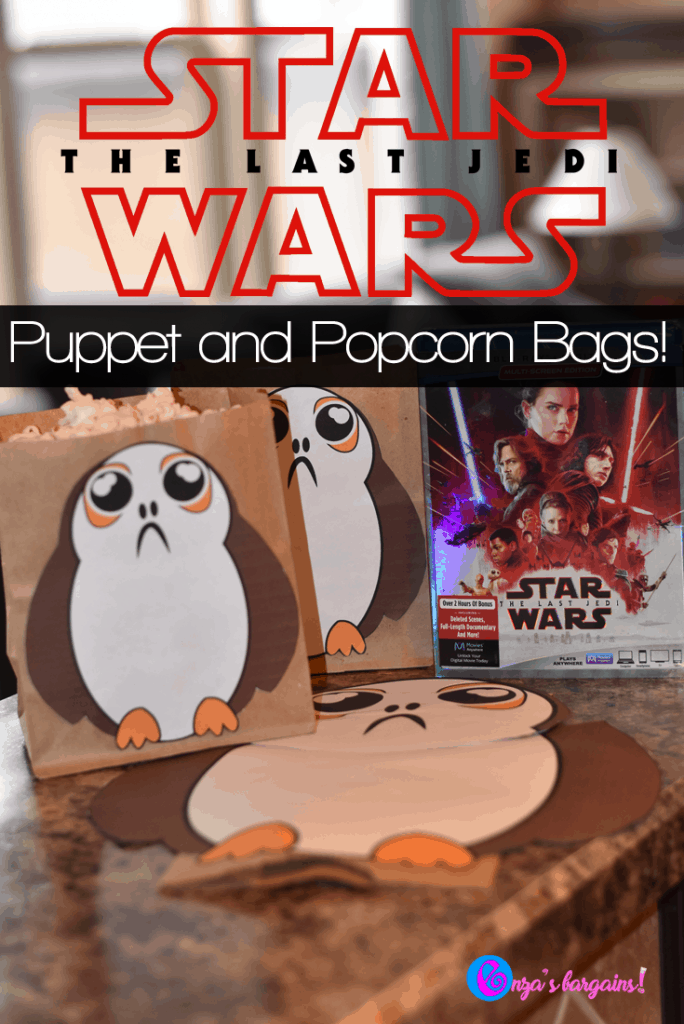 Star Wars: The Last Jedi Porgs Craft and Puppets!