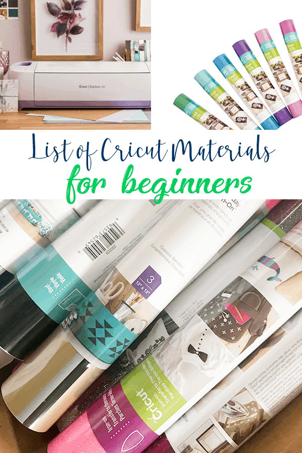 Cricut Tips for Beginners - Different Materials You need for Different Projects!