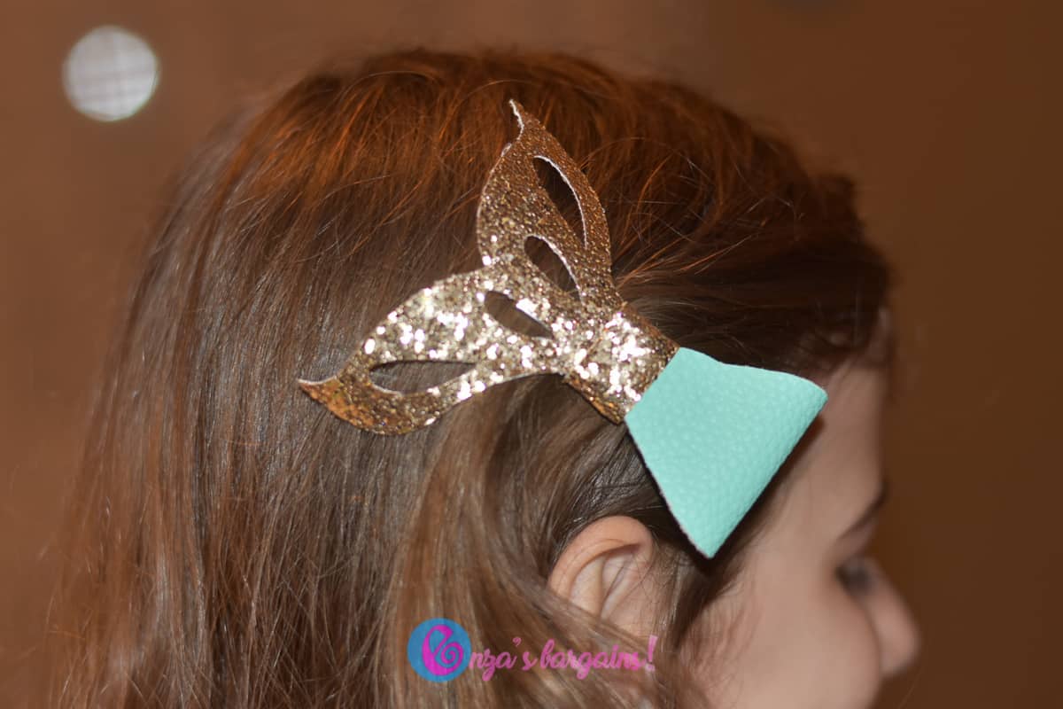 Easy Cricut Mermaid Bow - Enza's Bargains