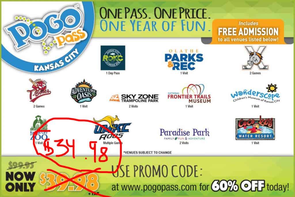 Pogo Pass Deals for Kansas City