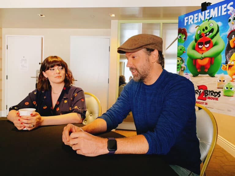 Rachel Bloom and Jason Sudeikis Interview – The Angry Birds Movie 2